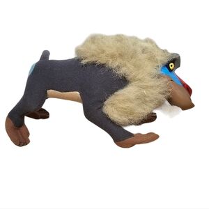 Vintage 1994 Applause Disney The Lion King 8" Rafiki Plush Stuffed Animal